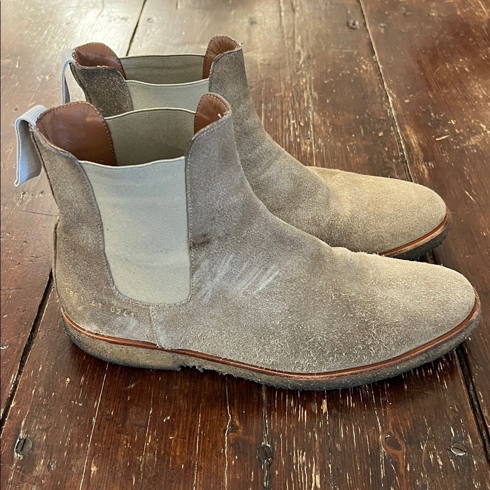 Common Projects Suede Chelsea Boots - Picture 6 of 16